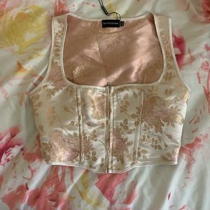 pretty little thing corset nwt